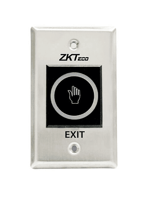 TLEB102. pulsador de salida no-touch rectangular 12vdc, indicador led verde/azul.