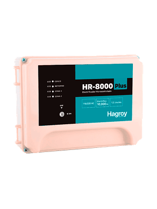 HG-HR8000PLUS. Energizador serie HR, energiza max 10000m max 48 dispositivos inalambrico.