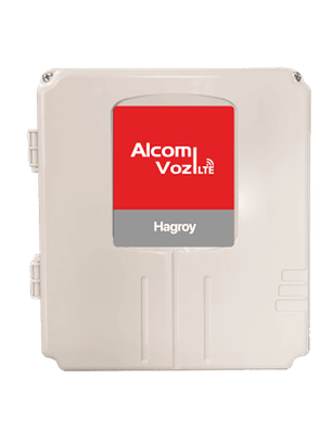 HG-AC-ALMVZ4G. Alarma comunitaria ALCOM VOZ LTE 500 usuarios y 500 llaveros chip 4G APP iHAGROY