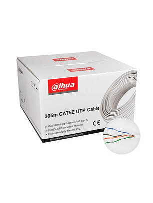 Cable UTP CAT5e 305m 100% Cobre Dahua Interior DH-PFM920I-5EUN