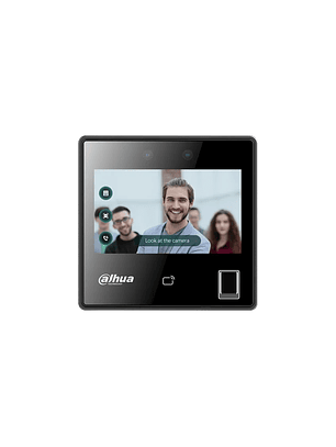 DHI-ASI3214A-W. Control de Acceso Standalone Facial, Huella y Tarjeta Dahua Pantalla 4 SIP Uso Int