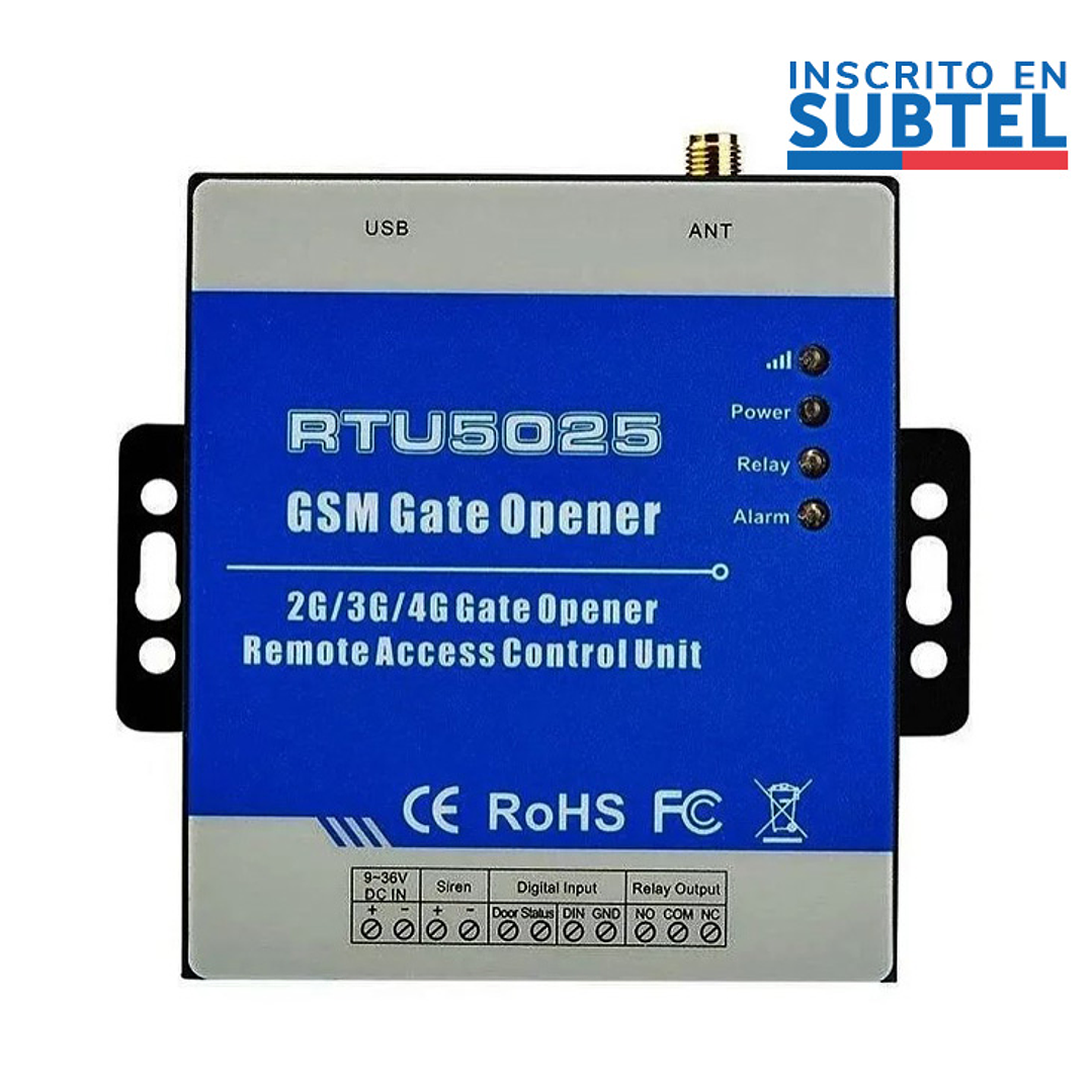 RTU 5025 4G - Apertura de portón con celular 1