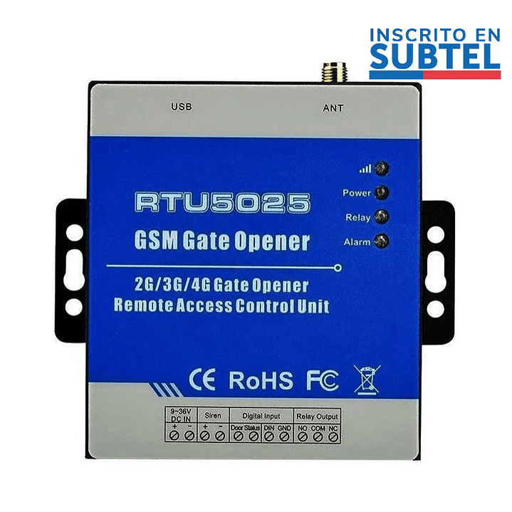 RTU 5025 4G - Apertura de portón con celular 1