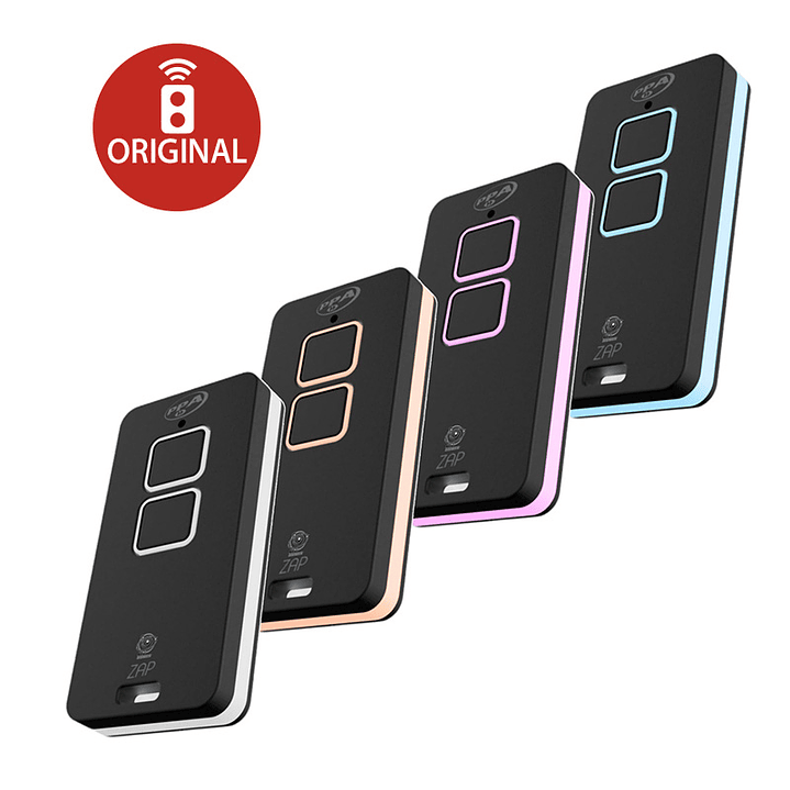 Control Remoto PPA ZAP POP 2 Canales Rolling Code - Negro 1
