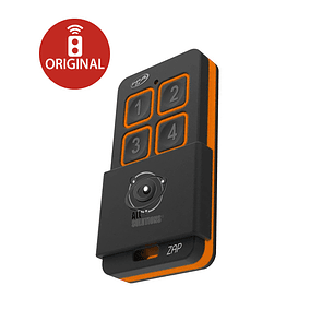 Control Remoto PPA ZAP 4 Canales Rolling Code - Negro/Naranjo