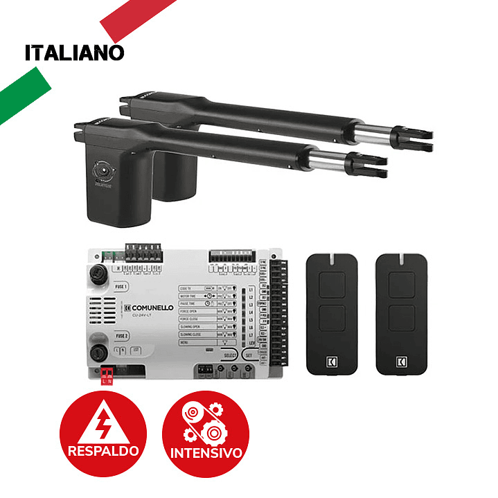 Kit de Brazo Batiente Comunello Ram 500 Uso Intensivo 2 hojas 1