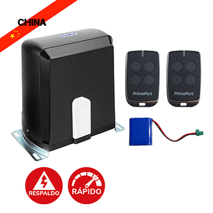 Kit Motor Corredera PrimaPort ROLLER1000DX 1000 kg 24V (24 m/min) con Batería