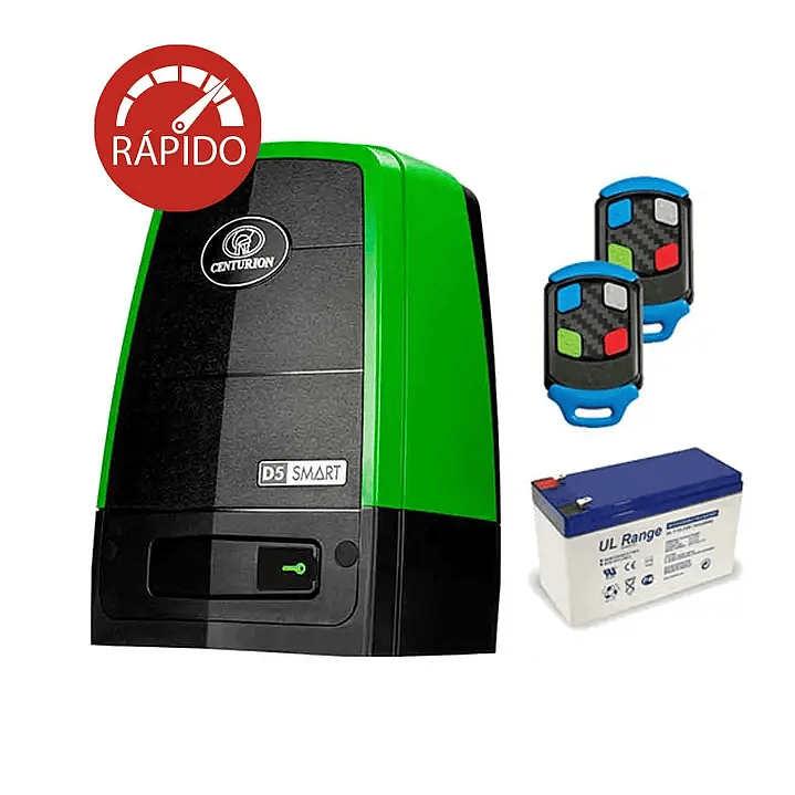 Motor Portón Corredera Centurion D5 Evo Smart 500kg Kit + 2 Controles Remotos 1