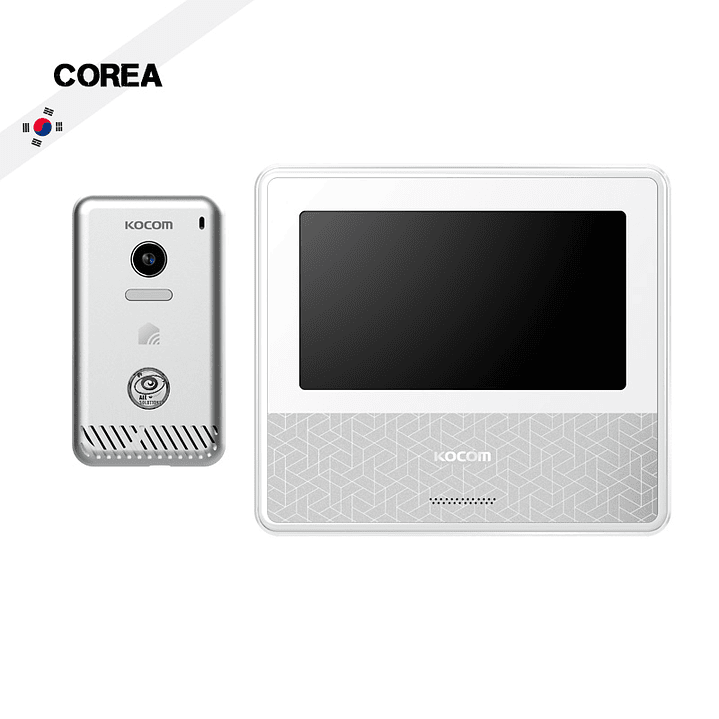 Videoportero IP WIFI KOCOM KCV-S701IP2W con Pantalla 7” y App Celular | Respuesta a Distancia y Control de Acceso 1