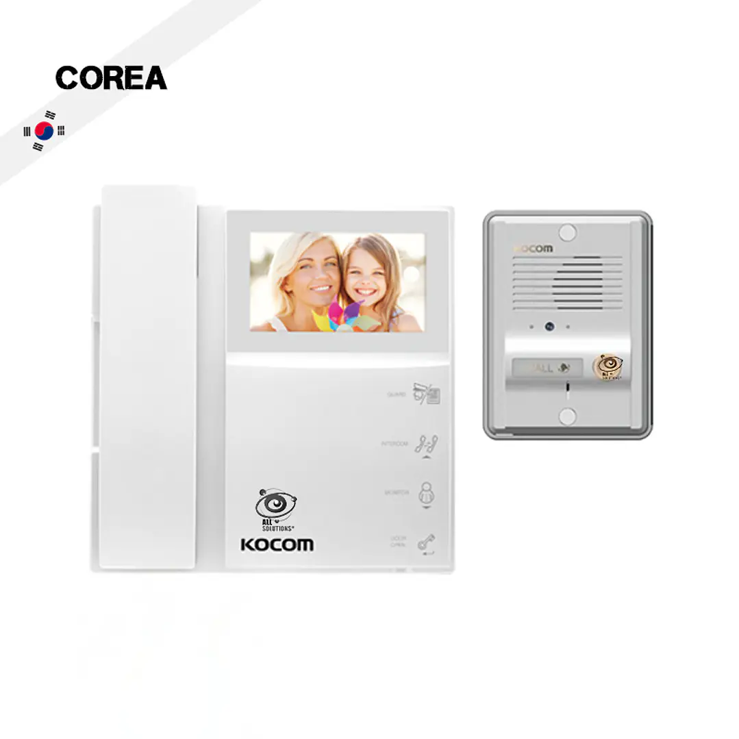 Kit Videocitofonía KOCOM KCV-464[D1] + KC-MC24[D1] | Monitor 4.3