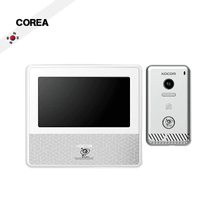 Kit Videocitofonía IP WIFI KOCOM KCV-S701IP2W con Pantalla 7” y App Celular | Respuesta a Distancia y Control de Acceso