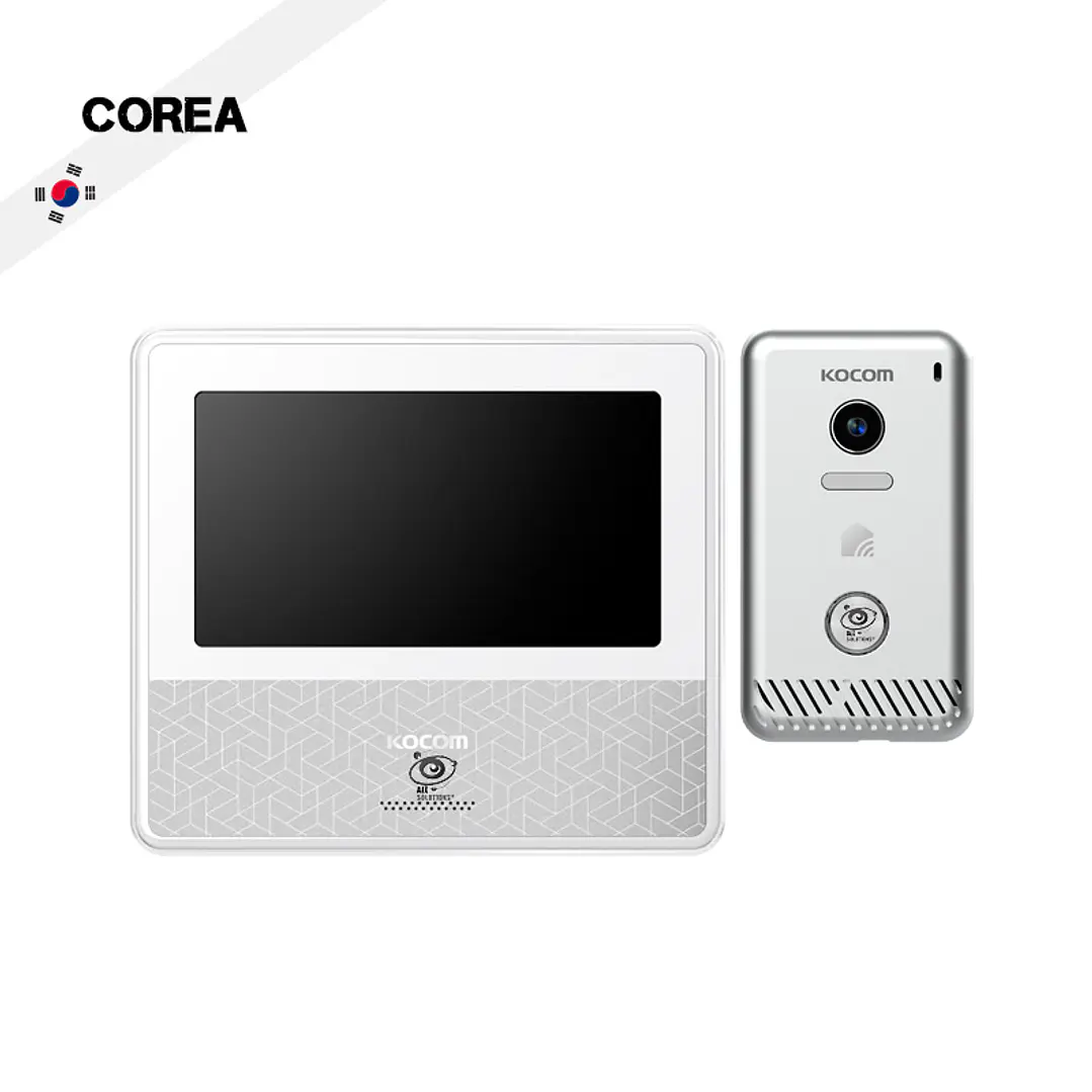 Kit Videocitofonía IP WIFI KOCOM KCV-S701IP2W con Pantalla 7” y App Celular | Respuesta a Distancia y Control de Acceso 1