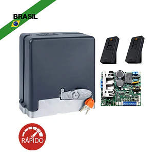 Motor PPA Stark 650 Jetflex Full Range Z18 + 2 Controles | Alta Velocidad para Portones de Corredera