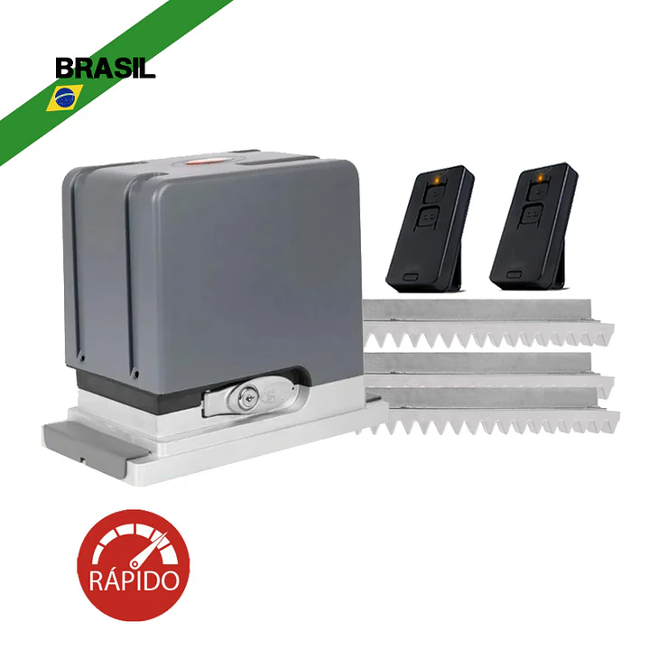 Kit Motor PPA DZ Cube 1000 Jetflex Rápido + 2 controles + 3 m Cremallera GOLD  1