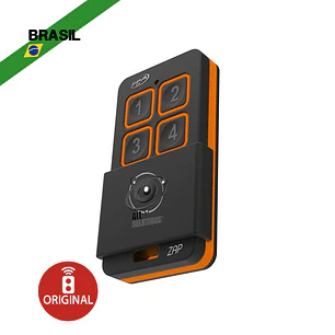 Control Remoto PPA ZAP 4 Canales Rolling Code - Negro/Naranjo