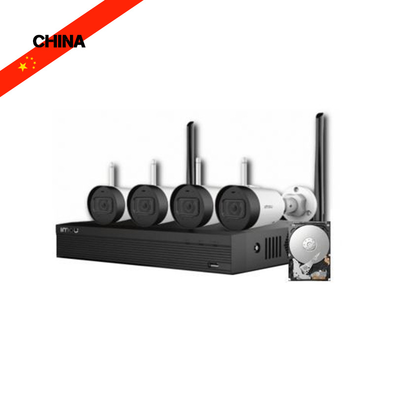 Kit Camaras de Seguridad WiFi Imou NVR1104HS-W-S2 + 4 Cámaras 2MP + HDD 1TB
