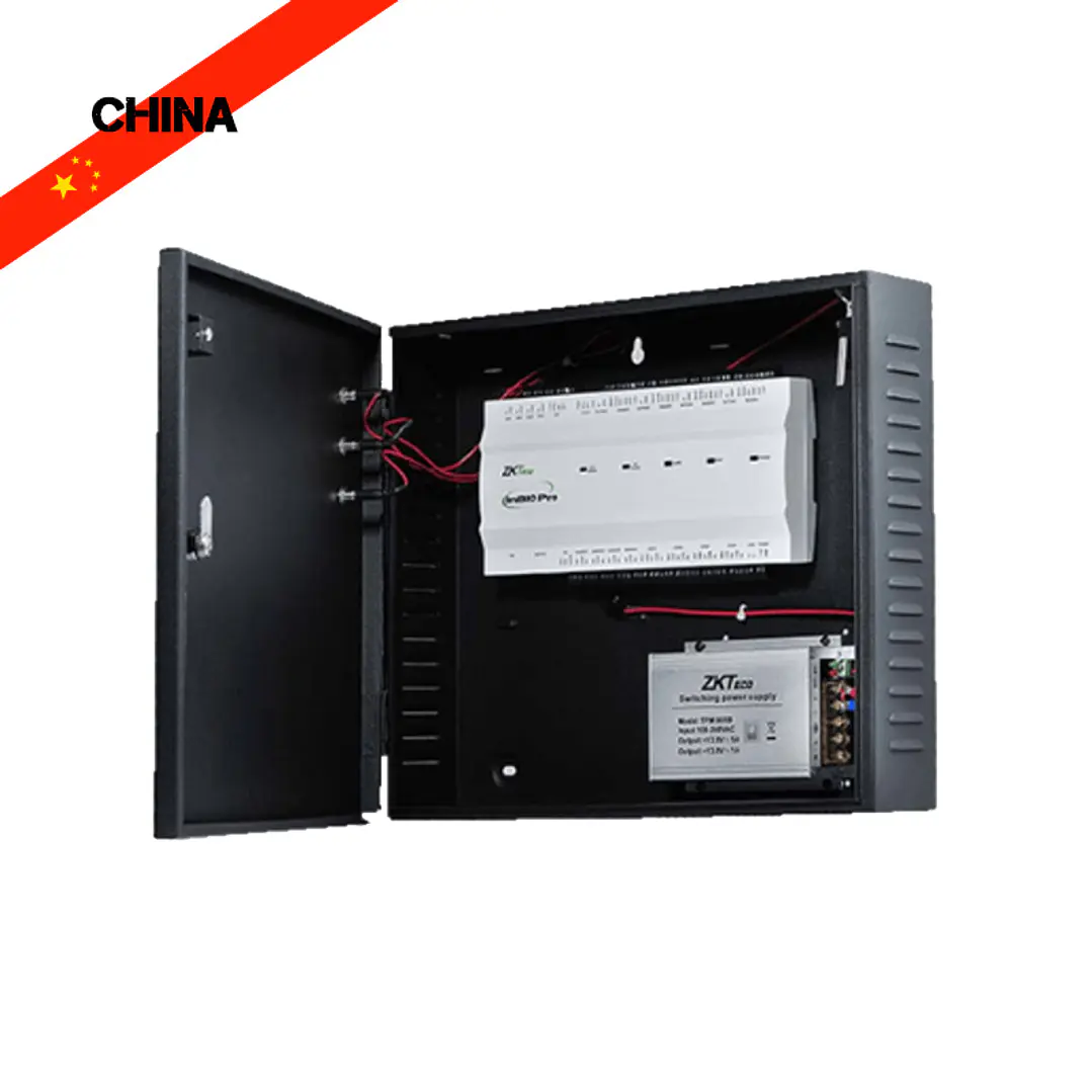 Inbio260 Pro Package B. Controladora de acceso biométrico 2 puertas con gabinete. 1