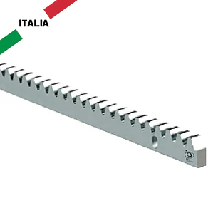 Cremallera de Acero paso M4 Comunello 30x12mm