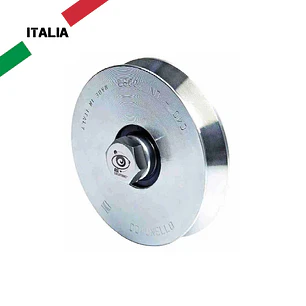 Ruedas para Portón Comunello Serie 336V - Diámetros de 90 a 140mm con Placa de Montaje Integrada