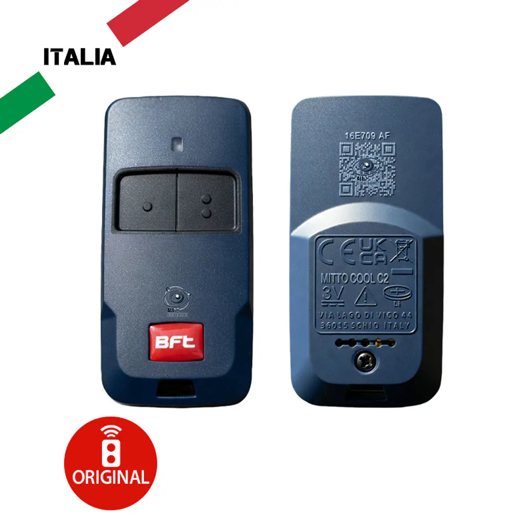 Control Remoto BFT MITTO COOL C2 2 Canales 433,92 MHz Original 1