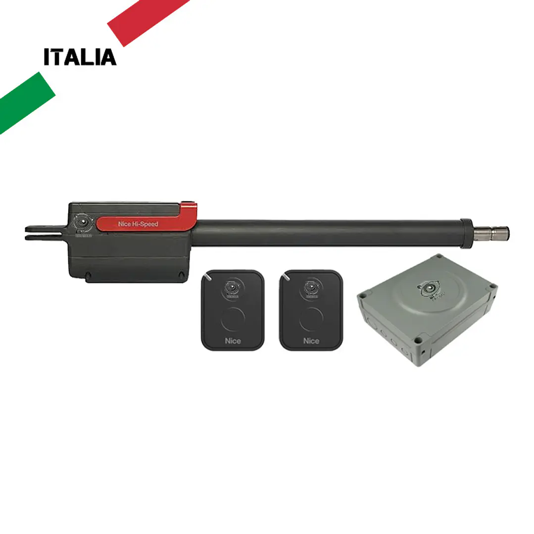 Kit Motor Brazo Batiente Nice Titan HS TTN3724HS 1 Hoja con 2 Controles 1