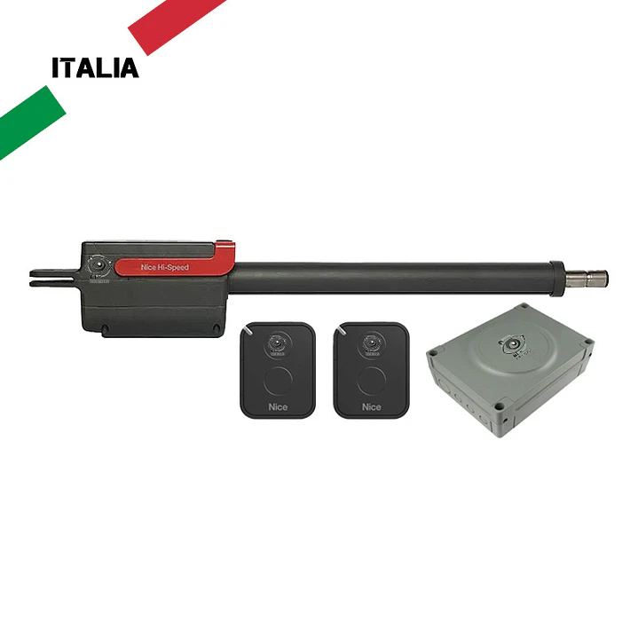 Kit Motor Brazo Batiente Nice Titan HS TTN3724HS 1 Hoja con 2 Controles 1