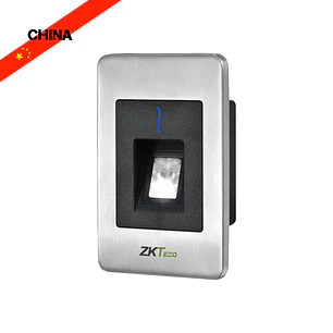 FR1500 Mifare. lector biométrico esclavo de huella (z-id) y tarjeta rfid ic 13.56mhz, ip65, instalac