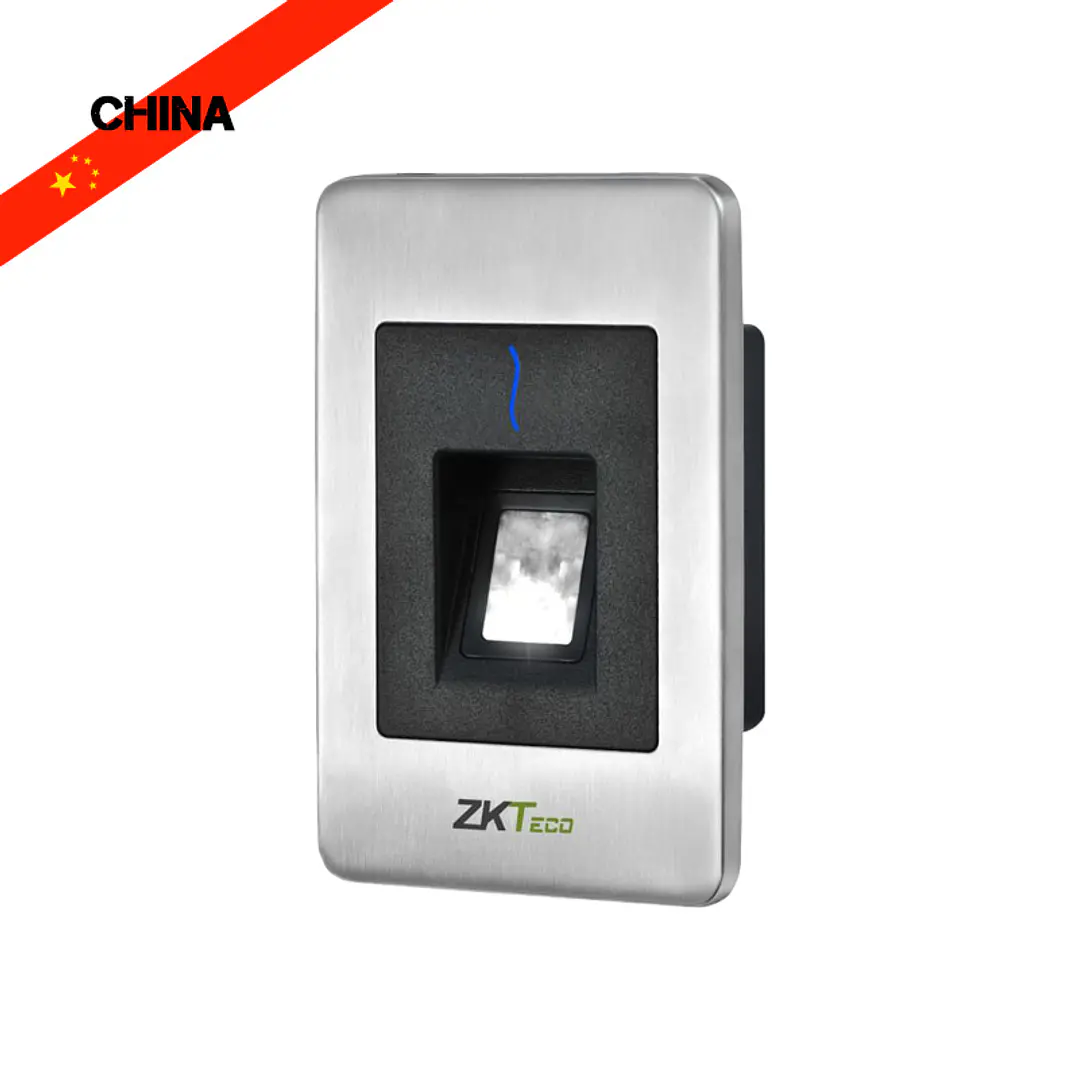 FR1500 Mifare. lector biométrico esclavo de huella (z-id) y tarjeta rfid ic 13.56mhz, ip65, instalac 1