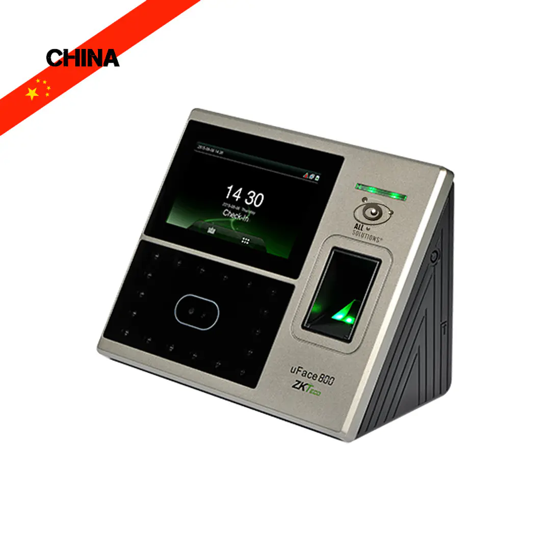 uFace800. terminal standalone de t&a con verificación por reconocimiento facial/huella/clave/tarjeta 1