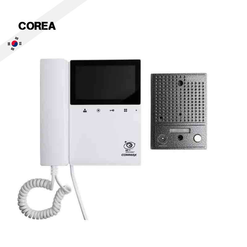 Kit Videocitofonía Commax CDV-43K2 4,3” + Placa DRC-4CGN2