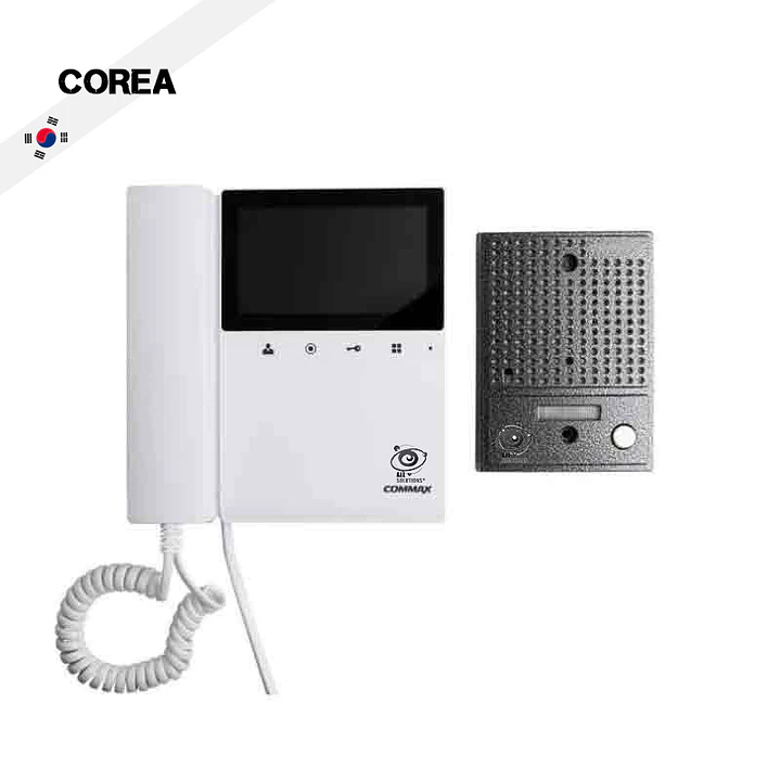 Kit Videocitofonía Commax CDV-43K2 4,3” + Placa DRC-4CGN2 1