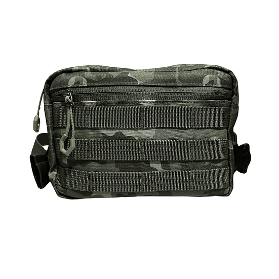 Bolso Táctico Tipo Pechera con Sistema Molle (Camo Verde) 3
