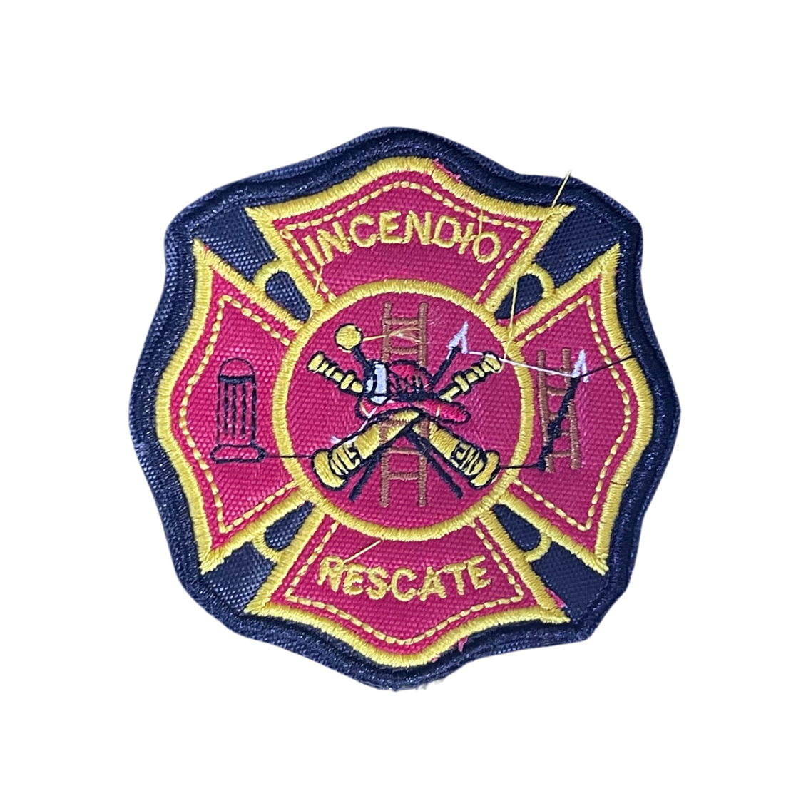 Parche Bordado de Bomberos “Incendio y Rescate” Emblema 1