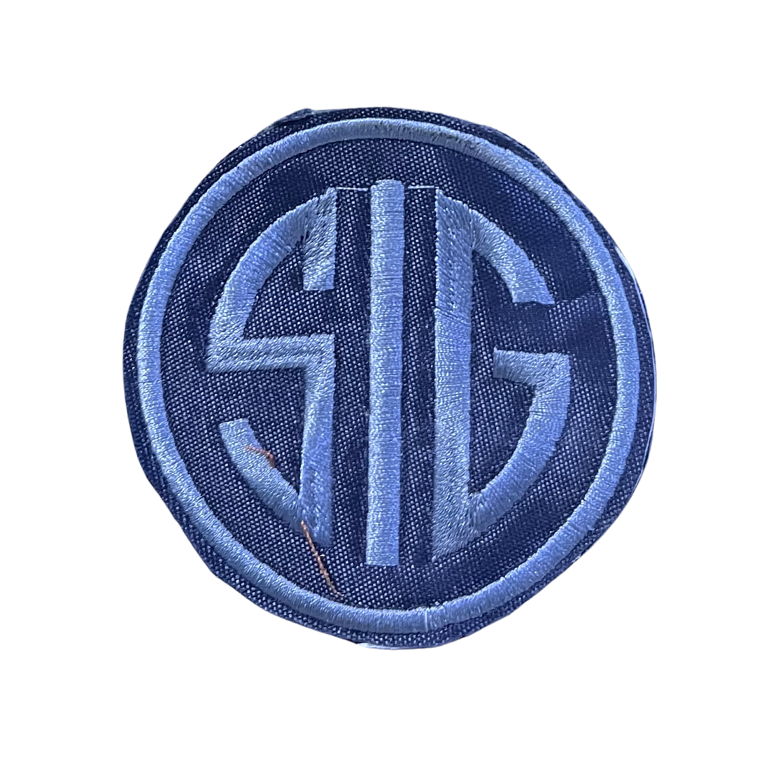 Parche Bordado SIG – Modelo Redondo Velcro Accesorio Táctico 1