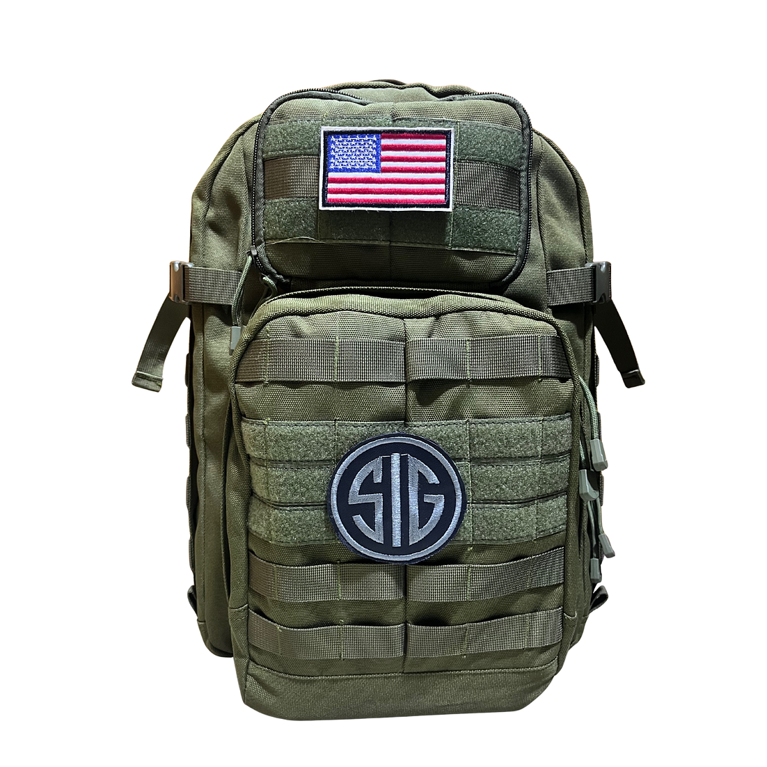 Mochila Táctica Militar Verde – Sistema Molle | Modelo SIG 4