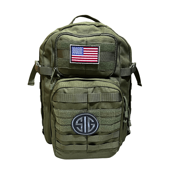 Mochila Táctica Militar Verde – Sistema Molle | Modelo SIG 5