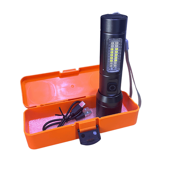 Linterna LED Táctica Multifunción Potencia Alcance   2