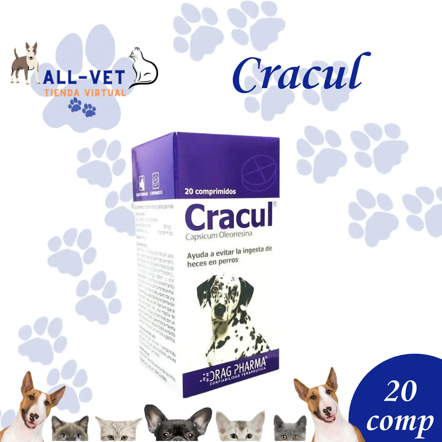 Cracul 20 Comprimidos 1