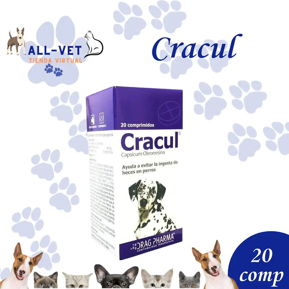 Cracul 20 Comprimidos 1