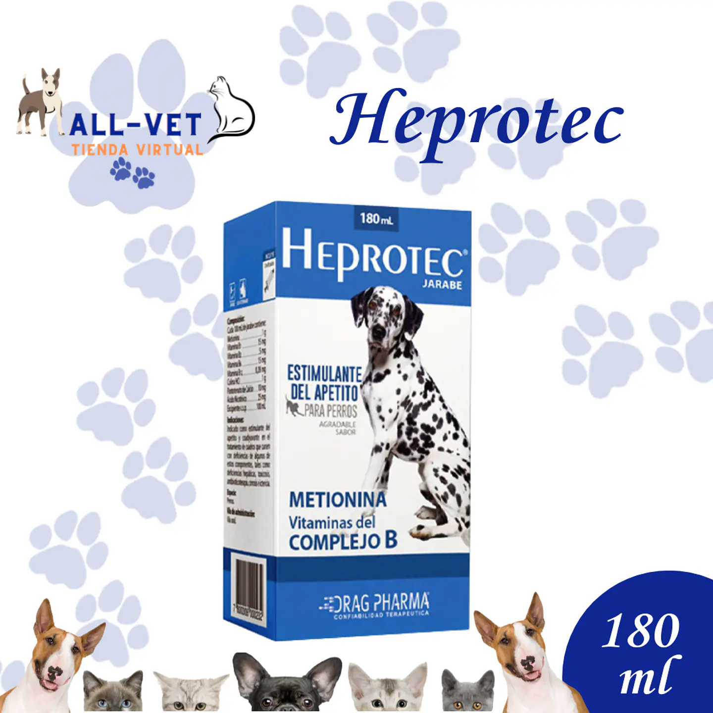 Heprotec Perro 180ml 1