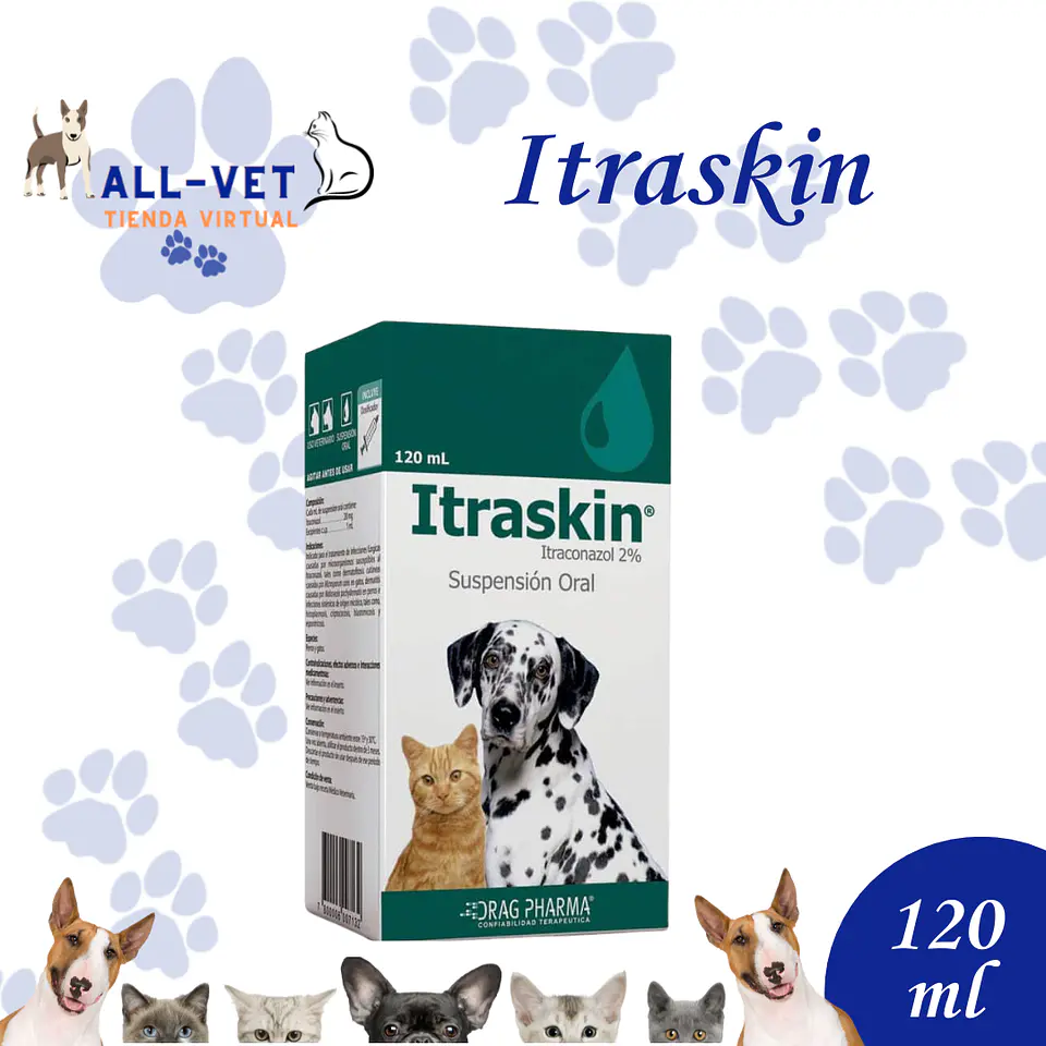 Itraskin 120 ml  / Venta con Receta Médica 1