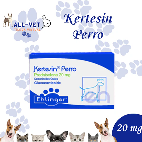Kertesin Perro 20 mg - 10 Comprimidos | Venta con Receta Médica