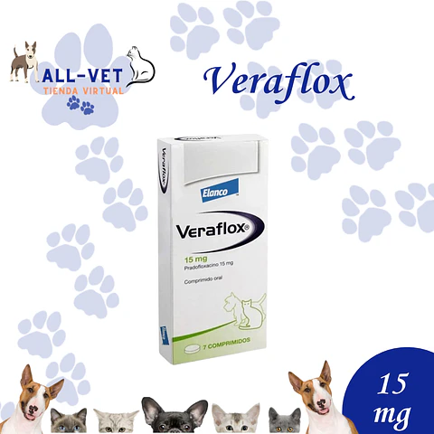 Veraflox 15 mg - 7 Comprimidos  / Venta con Receta Médica