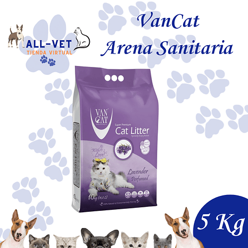 VanCat Arena Sanitaria Lavanda 5kg