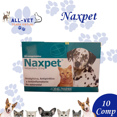 Naxpet 10 mg (10 comprimidos)