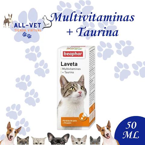 Laveta Taurina Gatos 50 ml