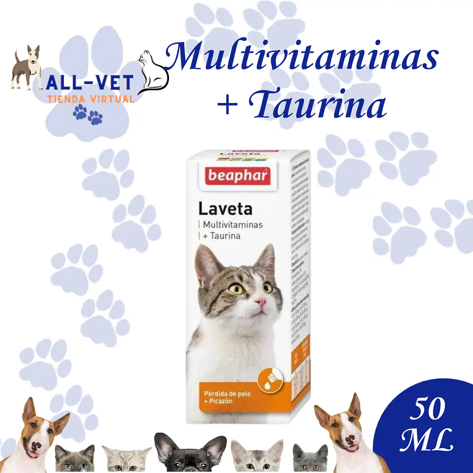 Laveta Taurina Gatos 50 ml 1