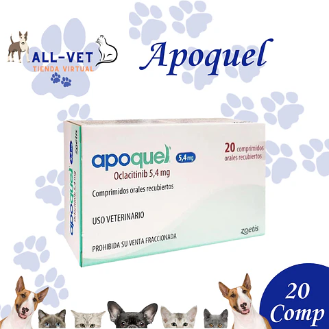 Apoquel 5,4 mg 20 Comprimidos