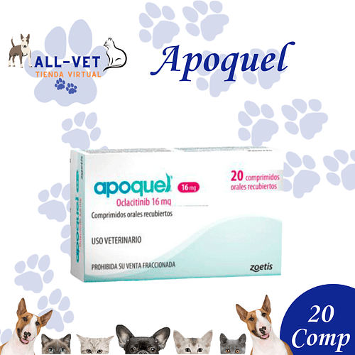 Apoquel 16 mg 20 Comprimidos