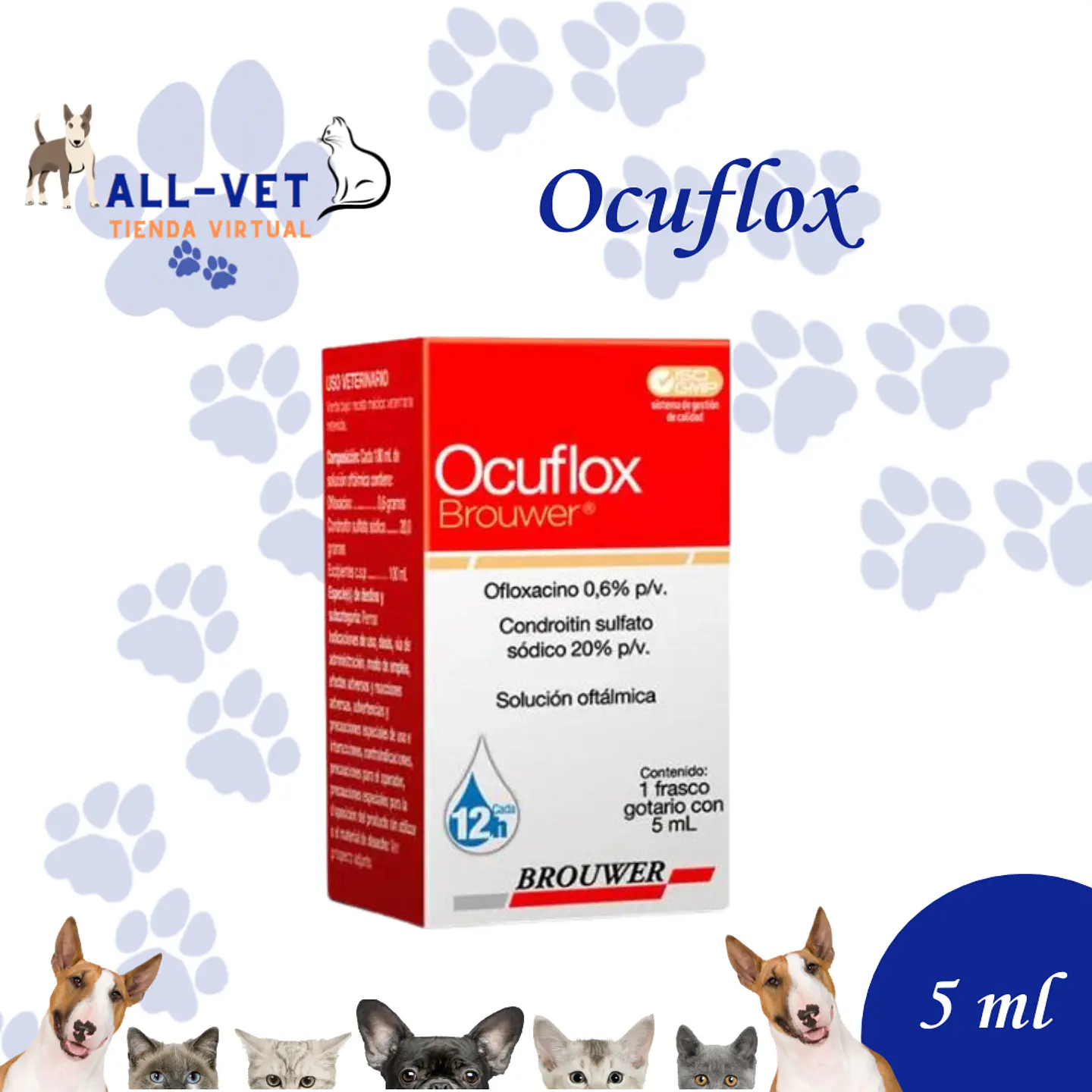 Ocuflox 5 ml / Venta con Receta Médica 1